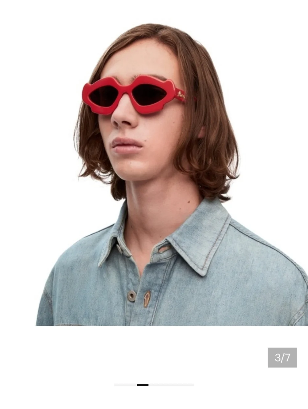 LOEWE Paula’s Ibiza Red Flame Unisex Sunglasses LW40109U
